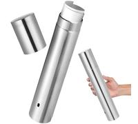 DEARMAMY Tubo Protector de Documentos de Acero Inoxidable Tamaño Grande 30 CM Funda para de Nacimiento Tubo para Diploma y Almacenamiento Seguro para Hogar y Oficina