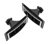 DEARMAMY Tweeter para Altavoces de Escenario de 10 Pulgadas Luz Led, Bocina de Audio Abs Resistente al Calor, Accesorio Profesional Negro para Sistemas de Sonido en Directo, Pack 2 Piezas