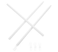 DEARMAMY Varilla para Persianas Verticales de 89 Cm, Palo Ciego de Plástico con Gancho, Barra de Apertura y Control para Cortinas, Accesorio de Repuesto Resistente y Ligero para Hogar