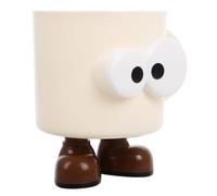 DEARMAMY Vaso De Enjuague Bucal para Vaso De Baño Tazas De Baño Enjuagar Tazas para Soporte De Cepillo De para Portavasos De Baño Beige El Plastico