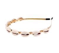 DEARMAMY venda chica gender Horquilla diademas de verano para mujer diadema de mujer cabelo women wedding bride mujeres diadema nupcial tocado de mujer diadema de novia caparazón Golden