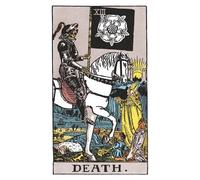 Death: 156 College Ruled Lined Pages (78 leaves), 5x8 Notebook, Journal, Diary, Planner featuring image of the Death Tarot card