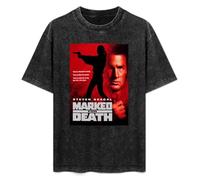 Death Action Movie Retro Steven Seagal 1990's Mens T-Shirt Black Unisex tee S