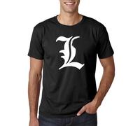 Death Anime Manga Note - Camiseta de Hombre Manga Corta (L)