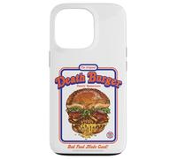 Death Burger Sarcasm Retro Vintage Funny Adult Humor Carcasa para iPhone 13 Pro