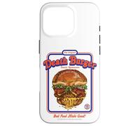 Death Burger Sarcasm Retro Vintage Funny Adult Humor Carcasa para iPhone 16 Pro