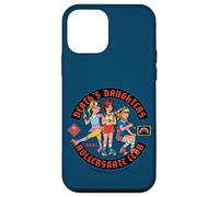 Death Daughters Rollerskate Club Retro Funny Adult Humor Carcasa para iPhone 12 mini