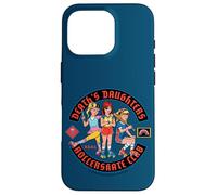 Death Daughters Rollerskate Club Retro Funny Adult Humor Carcasa para iPhone 16 Pro