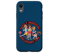 Death Daughters Rollerskate Club Retro Funny Adult Humor Carcasa para iPhone XR