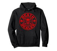 Death Dealer Skull Crossbones Sudadera con Capucha