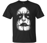 Death Face T Shirt Crow Men Unisex Metal 2019 Fashion Funny Tees Short 3D Print Black S