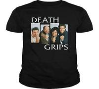 Death Grips Cotton tee Black T-Tshirts Camisetas y Tops Gift for Men and Women, Full Black Black(Small)