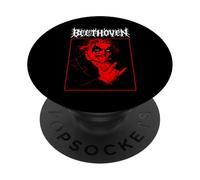 Death Metal Beethoven Cadáver Paint, Compositor de música clásica PopSockets PopGrip Adhesivo