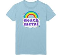 Death Metal Rainbow T Tshirts Camisetas y Tops tee Top Rock Festival Parody Men Women Kids Happy(Medium)