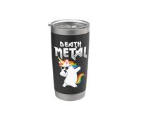 Death Metal Unicornio Hard Rock Hard Metal Vaso térmico de acero inoxidable de doble pared