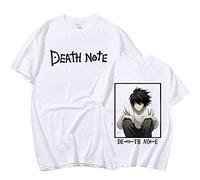 Death Note Camiseta Anime L Lawliet Ryuk Camiseta Verano Unisex Cuello Redondo Manga Corta Camisetas Harajuku