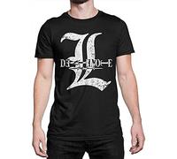 Death Note - Camiseta de algodón para hombre, color negro, Negro , 3XL