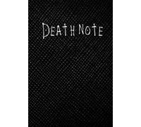 Death Note: Cuaderno rayado edición negra con reglas para la escuela o diario con 120 páginas (Papel crema) - Un Cuaderno de 6 x 9 pulgadas para ... para los fanáticos del Anime y el Manga