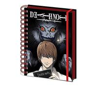 Cuaderno Pyramid Death Note A5 80 Hojas Tapas Duras Cinta Elástica Licencia Oficial