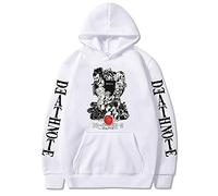 Death Note L·Lawliet Sudadera con Capucha Anime Cosplay Sudadera Pullover Manga Larga Ropa Deportiva Informal Sudaderas para Hombres Mujeres