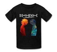 Death Note T Tshirts Camisetas y Tops for Men L Characters Amazing Handsome tee(X-Large)