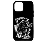 Death On The Throne Doom Scrolling The Internet Carcasa para iPhone 12 Mini