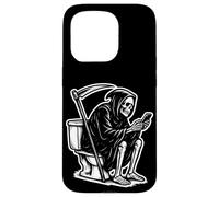 Death On The Throne Doom Scrolling The Internet Carcasa para iPhone 15 Pro