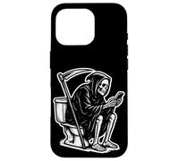Death On The Throne Doom Scrolling The Internet Carcasa para iPhone 16 Pro