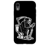 Death On The Throne Doom Scrolling The Internet Carcasa para iPhone XR