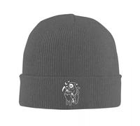 Death Rides Un Gato Negro Gorra de Punto cálida Gorra de Moda Gorro de Exterior Otoño Invierno Gorros de Aire Libre para Adultos Unisex