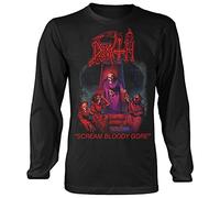 Death 'Scream Bloody Gore' (Negro) Camisa de manga larga, Negro, X-Large