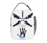 Death Stranding 2 Tomorrow Is In Your Hands Bolsa de Almuerzo aislada para Hombres y Mujeres Contenedor de Comida Nevera térmica portátil Loncheras