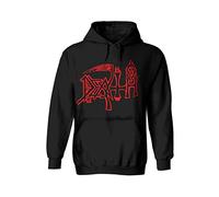 Death Sudadera con Capucha Scream Bloody Gore Band Logo Nuevo Oficial Hombre Negro, Negro , M