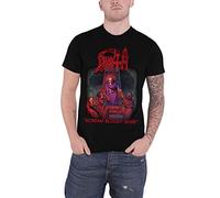 Death T Shirt Scream Bloody Gore Logo Album Cover Oficial de los hombres nuevo
