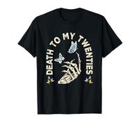 Death To My Twenties Funny R.I.P 20s, Esqueleto de 30 cumpleaños Camiseta