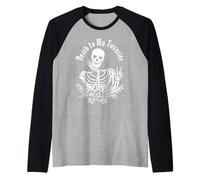 Death To My Twenties Funny R.I.P 20s, esqueleto de 30 cumpleaños Camiseta Manga Raglan