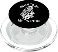Death To My Twenties Funny R.I.P 20s, Esqueleto de 30 cumpleaños PopSockets PopGrip para MagSafe
