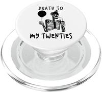 Death To My Twenties Funny R.I.P 20s, Esqueleto de 30 cumpleaños PopSockets PopGrip para MagSafe
