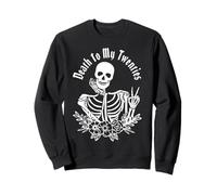 Death To My Twenties Funny R.I.P 20s, esqueleto de 30 cumpleaños Sudadera