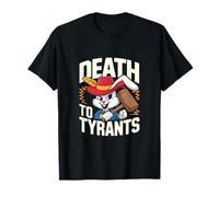 Death To Tyrants Conejo Rebelde Camiseta