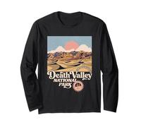 Death Valley National Park California Desierto Paisaje Retro Manga Larga