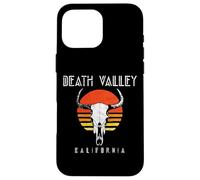 Death Valley National Park Retro Cattle Skull Graphic Carcasa para iPhone 16 Pro MAX