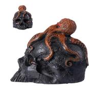 Death Whistle - Loud Horror Sound Tool, Ancient Aztec Survival Instrument, Realistic Octopus Shaped Horn, Handmade Artistic Sound Effect Device | Accessory For Climbing, War Reenactment, Demons