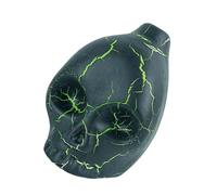 Death Whistle, Screaming War Sound Whistle, Ceramic Loud Skull Whistles for Halloween, Cultural Exhibitions, Wacky Terror Effect for Sacrifice Ritual Themes and Events, 3.15x2.36 Inches