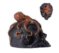 Death Whistle,Self Defense Halloween Prank Tools | 7.2x9.3x7.4cm Death Skull Horn Octopus Whistle | Convenient For Outdoor Picnic Hiking Climbing War Exhibitions Meditation Film Party Collectors