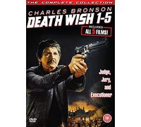 Death Wish The Complete Collection DVD Charles Bronson Death Wish 1 , 2 , 3 , 4 , 5 The Face of Death English Speaking Netherlands Subtitles if Required by Charles Bronson