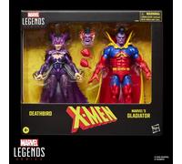 Marvel Legends Series X-Men, Pack Doble de Figuras de acción de Deathbird y Marvel’s Gladiator