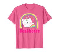 Deathcore Shirts | Sarcástico Metalhead Metal Deathcore Music Camiseta, Hombre, Rosa Jaspeado, XXL