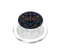 Deaths Head Polilla Cráneo Elegante Gótico Halloween PopSockets PopGrip para MagSafe