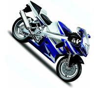 DEAVER para Modelo Motocicleta Escala 1:18 Fundido presión portátil para Carreras Dedo Juguete simulación para Suzuki Gsx-R750 Gsxr750 Gsx R750
